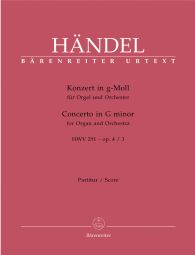 Concerto for Organ in G Minor Op.4/3 (HWV 291) (Full Score)