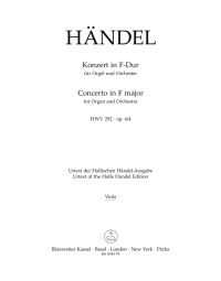 Concerto for Organ in F Major Op.4/4 (HWV 292) (Viola)