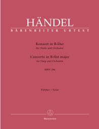 Concerto for Harp in B-flat Major Op.4/6 (HWV 294) (Full Score)
