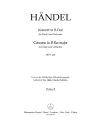 Concerto for Harp in B-flat Major Op.4/6 (HWV 294) (Violin II)