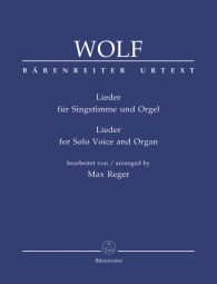 Lieder for Solo Voice and Organ arranged by Max Reger