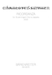 Ricordanza for 15-part Chorus a cappella