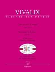 Concerto in E major Op.8/1: Spring from Four Seasons (Violin & Piano)