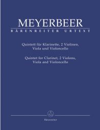 Quintet in E-flat major for Clarinet, two Violins, Viola & Violoncello (Score & Parts)