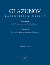 Concerto for Alto Saxophone Op.109 (Full Score)