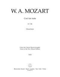 Overture to Cosi fan tutte (K.588) (Viola)