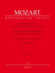 Divertimento in B-flat major K.287 (Full Score)