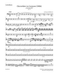 Leonore Overture for Orchestra No.3 Op.72 (1806) (Bass)