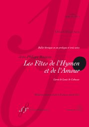 Les Fetes de l'Hymen at de l'Amour RCT 38 (Vocal Score)