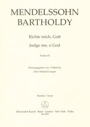 Psalm 43 Judge Me, O God Op.78 (Vocal Score)