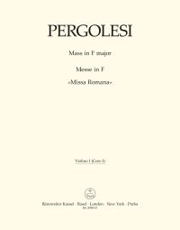 Mass in F major - Missa Romana (Chorus I: Violin I)