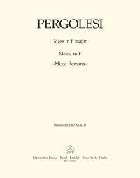 Mass in F major - Missa Romana (Chorus I: Cello/Bass)