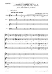 Messe solennelle (Ste Cécile) (Choral Score)