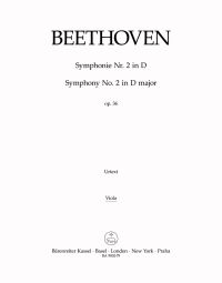 Symphony No.2 in D major Op.36 (Viola)