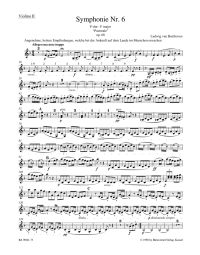 Symphony No.6 in F major Op.68 (Pastoral) (Violin II)