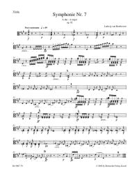 Symphony No.7 in A major Op.92 (Viola)