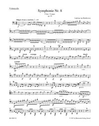 Symphony No.8 in F major Op.93 (Cello)