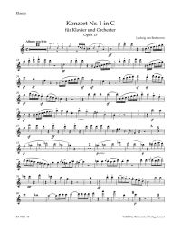 Concerto No.1 in C major Op.15 for Piano (Wind Set)