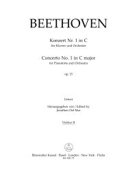 Concerto No.1 in C major Op.15 for Piano (Violin II)
