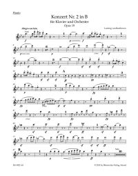 Concerto No.2 in B-flat major Op.19 for Piano (Wind Set)