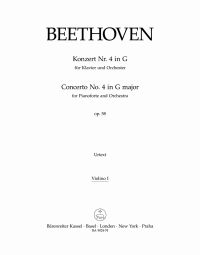 Concerto No.4 in G major Op.58 for Piano (Violin I)