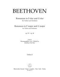 Romances for Violin and Orchestra Op.40 and Op.50 (Violin II)