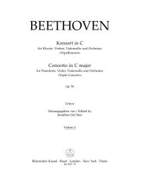 Concerto for Piano, Violin and Violoncello in C major Op.56 (Triple Concerto) (Violin I)
