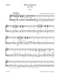 Missa solemnis Op.123 (Organ)