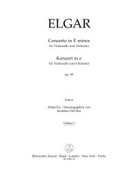 Concerto for Cello in E minor Op.85 (Violin I)