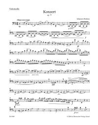 Concerto for Violin in D major Op.77 (Cello)