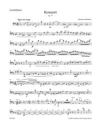 Concerto for Violin in D major Op.77 (Double Bass)