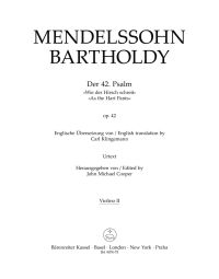 Psalm 42 As the Hart Pants Op.42 (Violin II)