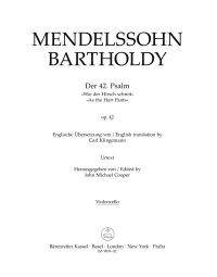 Psalm 42 As the Hart Pants Op.42 (Cello)