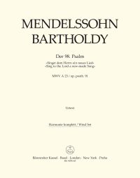 Psalm 98 (Singet dem Herrn / Sing to the Lord) Op.post.91 (Wind Set)
