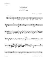 Symphony No.3 in A minor Op.56 (Scottish) (Double Bass)