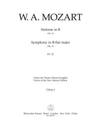 Symphony No.5 in B-flat major (K.22) (Violin I)