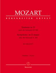 Symphony in D major based on the Serenade K.204 (213a) (Full Score)