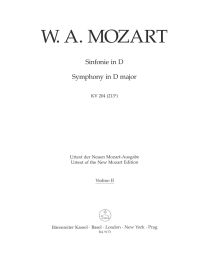 Symphony in D major based on the Serenade K.204 (213a) (Violin II)