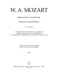 Masonic Funeral Music (K.477) (479a) (Viola)