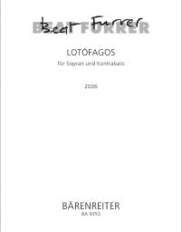 Lotofagas I for Soprano & Double Bass