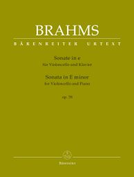 Sonata in E minor Op.38 for Violoncello & Piano