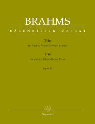 Trio for Violin, Violoncello & Piano in C major Op.87 (Score & Parts)