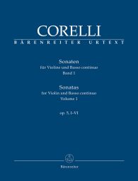 Sonatas for Violin and Basso continuo Op5 Vol.1 Nos 1-6