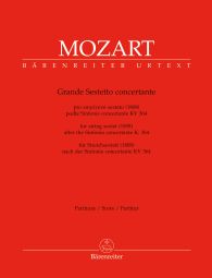 Grande sestetto concertante for String Sextet (K.364) (Full Score)