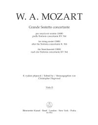 Grande sestetto concertante for String Sextet (K.364) (Viola II)
