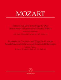 Fantasia in G minor & Fugue in G major (K.Anh 32 & 45), Sonata Movement in B-flat major (K.Anh.42)