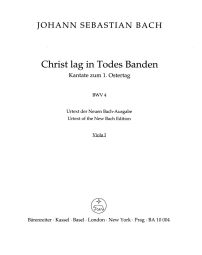 Cantata No.4 Christ lag in Todes Banden (BWV 4) (Viola I)