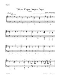 Cantata No.12: Weinen, Klagen, Sorgen, Zagen (BWV 12) (Organ)