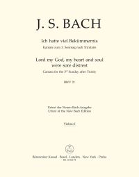Cantata No.21: Ich hatte viel Bekuemmernis (BWV 21) (Violin I)