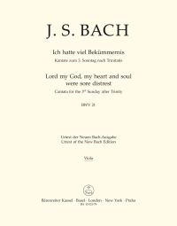Cantata No.21: Ich hatte viel Bekuemmernis (BWV 21) (Viola)